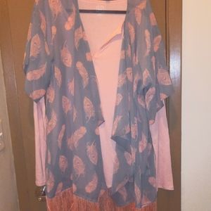 Lularoe Monroe and Gap shirt